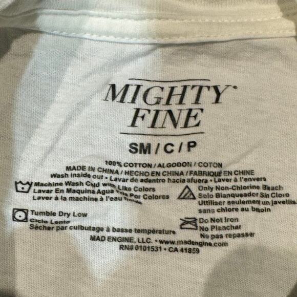 Mighty Fine Polaroid Hello T-Shirt White Multi Color Women Size Small - Picture 3 of 3